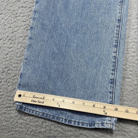 Levis Ribcage Wide Leg Jeans Womens 28 Blue Light Wash High Rise Denim Relaxed - Picture 2 of 10